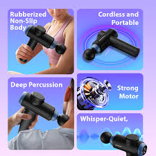 Massage Gun For Full Body Relaxation|Deep Tissue Percussion Massager Machine For Muscle Relaxation|Battery Powered And Handheld For Neck, Shoulder, Back, Foot